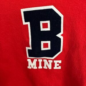 Janie and Jack Red 'B Mine' Kids Shirt